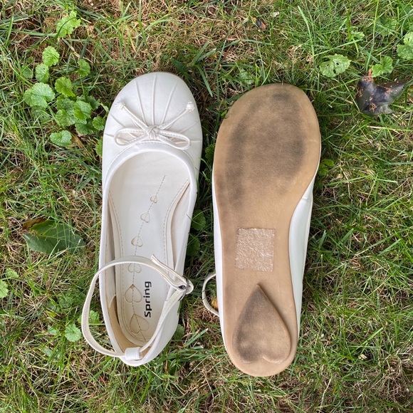 Spring white ballet flats - Picture 4 of 9